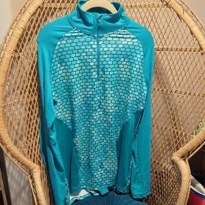 Champion Teal Duo Dry Pullover